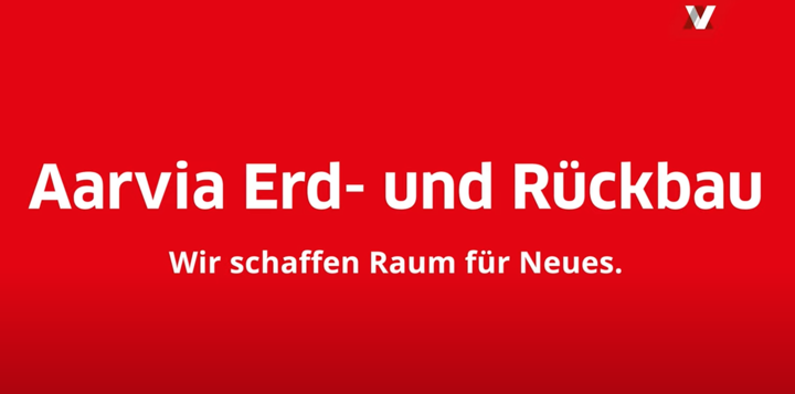 Spektakuläre Turmsprengung: Aarvia Erd- und Rückbau